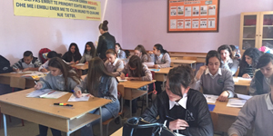 Takim në shkollën e mesme publike “Halim Xhelo” – Vlorë